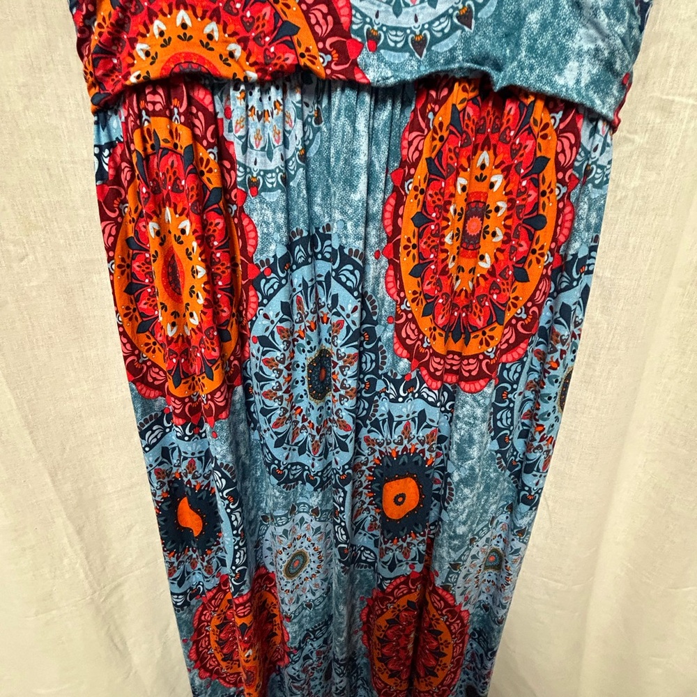 Maxi dress sleeveless NWT Cathy 3XL soft - Picture 8 of 15